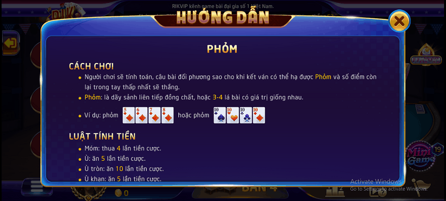 Phom – Game bai thu hut nguoi choi nhat hien nay
